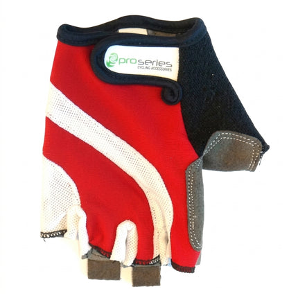 Pro Series Gel Cycling Gloves - Red - XS