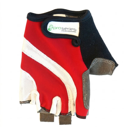 Pro Series Gel Cycling Gloves - Red - Small