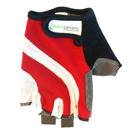 Pro Series Gel Cycling Gloves - Red - Large