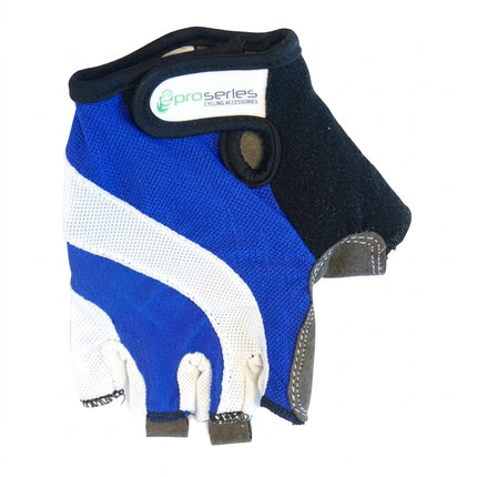 Pro Series Gel Cycling Gloves - Blue - Small