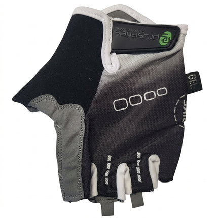 Pro Series Gel Cycling Gloves - Black with White Fade - Large