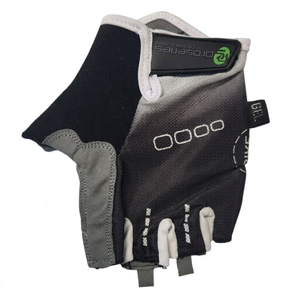 Pro Series Gel Cycling Gloves - Black with White Fade - XL