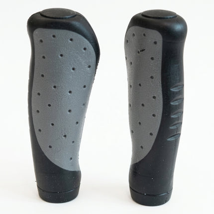 Tour Series Grips, Anatomical shape, rubber compound, black/grey, 130mm, Tour-Series