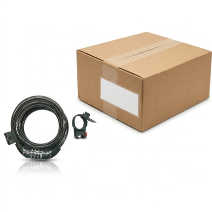 Tour Series LOCK - Combination Cable Lock, 8mm x1800mm / 72'' (Resettable) Box of qty 10
