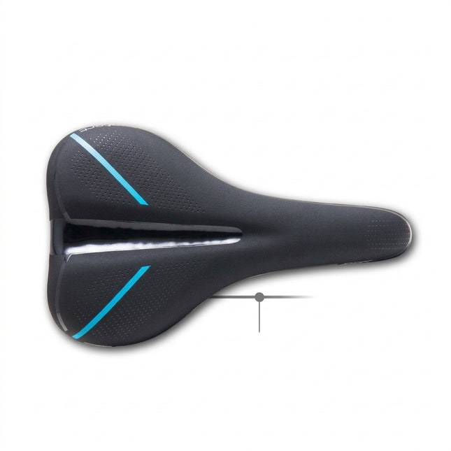 DDK Saddle, vinyl top, black, black rails, L:270 W:159mm