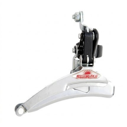Sunrace Front Derailleur 5/6spd 48T, 28.6 clamp for Retro Road bikes, bottom pull