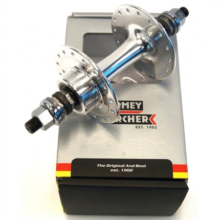 HUB Sturmey Archer rear 32H, Silver, Double Sided, Sealed Bearing, High Flange Track, HBT30-R - 120/130mm O.L.D.
