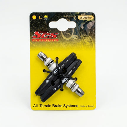 BRAKE PADS - V Brake Pads, Rubber Compound With Ceramic Fibre, SCS, 70mm (Sold in Pairs)
