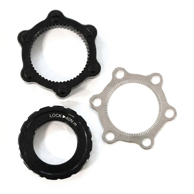 DISC BRAKE ADAPTOR- converts Centerlock to 6-bolt
