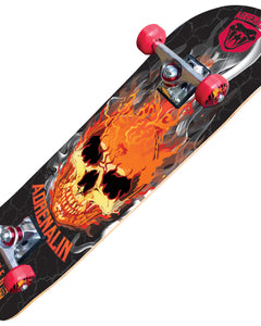 Adrenalin Kickflip Inferno 31x8 Skateboard product image showing scooter view 1
