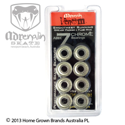 ADRENALIN - VENOM ABEC7 CHROME BEARING KIT