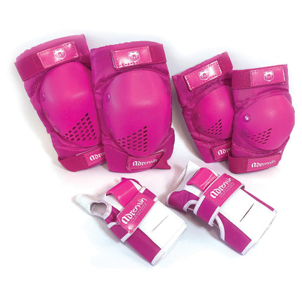 ADRENALIN Skate Protection Set for Kids and Adults - Knee Pads, Elbow Pads & Wrist Guards for Skating, Rollerblading & BMX