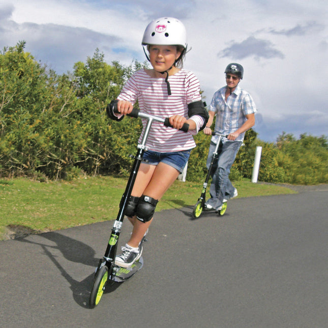 ADRENALIN Skate 200mm Scooter Unisex Folding Ride Kids & Adults Sealed Bearings Quick Easy Solid Mechanism for Outdoor Fun