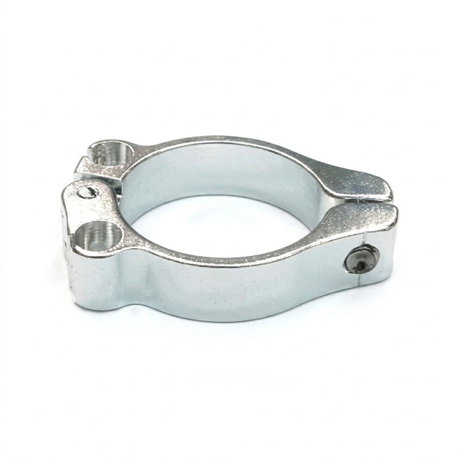 CABLE STOP CLAMP - 28.6mm Dia, SILVER