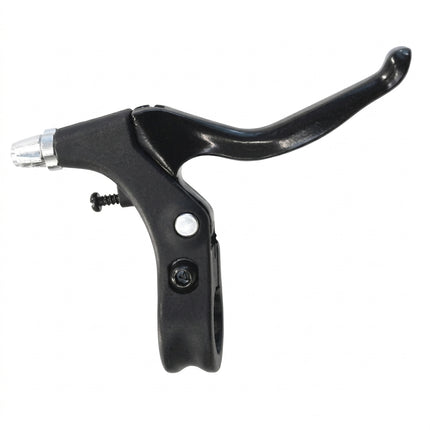 Brake Lever, 2 Finger Type (Sold In Pairs), V-Brake, Alloy lever, resin body, All BLACK