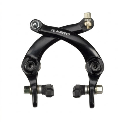 BRAKE - Tektro FRONT U Brake, BLACK, dimension: 30-47mm, coil spring, with 55mm pads 985.13, barrel