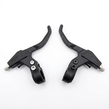 Alhonga Brake levers, Resin with steel insert, BLACK (direct pull (v-Brake) 2 finger ), pair