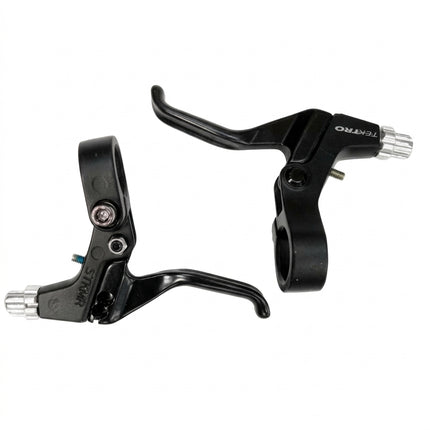 BRAKE LEVER - Tektro Brake Levers, 2 Finger Type, Works With Linear, Caliper, Cantilever & U Brakes, ALL BLACK (Sold In Pairs) (316AG)