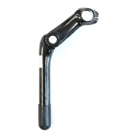 H/bar STEM, adjustable, alloy, black, quill L:180mm, dia 25.4mm, ext 110mm, h/bar dia 25.4mm