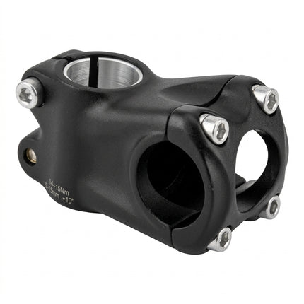Ahead Stem - 50mm Ext, 0 Degree, 28.6mm Dia., 31.8mm BB, Black - includes shim to suit 25.4mm steerer