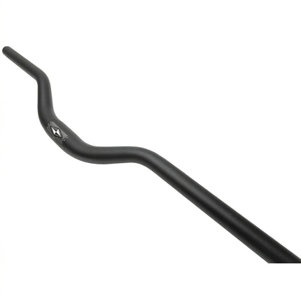HANDLEBAR 31.8mm, 78cm Wide, 60mm Rise, Alloy BLACK Matt Finish (6 Degree Sweep)
