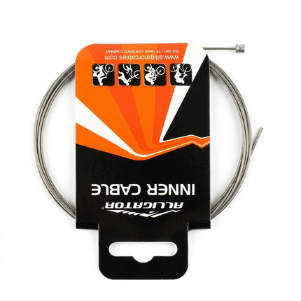 Alligator GEAR Inner wire, '31 STRAND Superior Shine Slick' Stainless 1.1mm x 2100mm (Shimano/Sram)