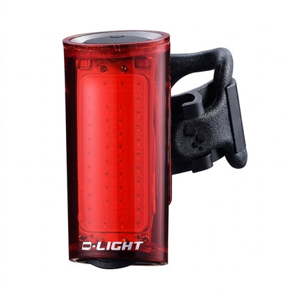 LIGHT Rear Light with 42 Chip COB + 10 SMD LED, 7 Functions, USB Rechargeable, Hi TECH Red Light w/brkt (fits normal & aero posts), 40 Lumen daytime flash