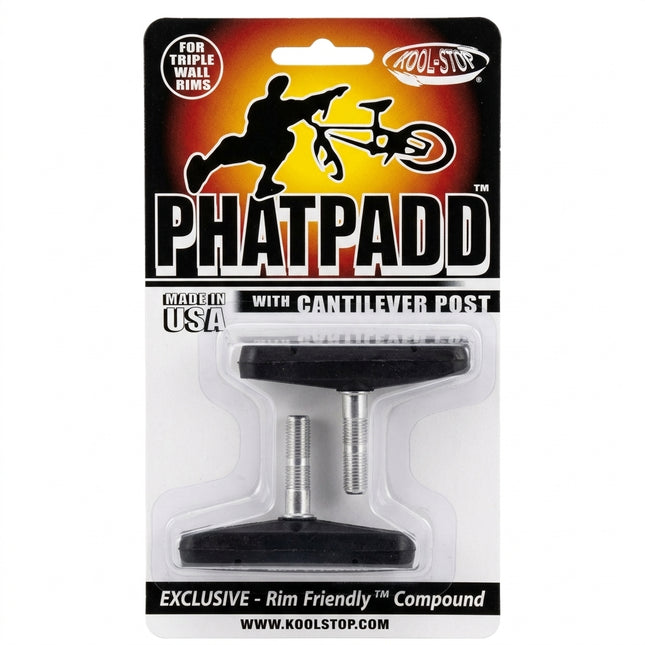 BRAKE PADS - KOOL STOP PHAT PADD CANT. BLACK KSPCB