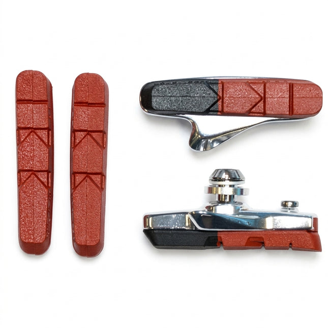 BRAKE PAD - KOOL STOP ROAD HOLDER DURACE KSRHD Dual Compound, includes spare set of Salmon Pads