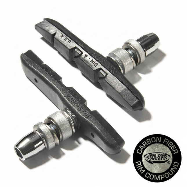BRAKE PAD - KOOL STOP Thinline Threaded, Carbon Fibre Rim Compound - KSTLTCF2