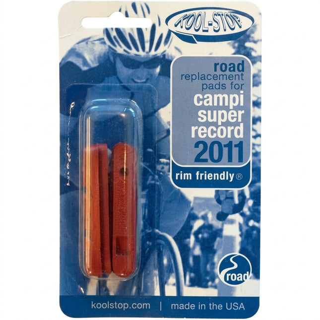 BRAKE PADS - KOOL STOP SUPER RECORD INSERT SALMON KSSRSA