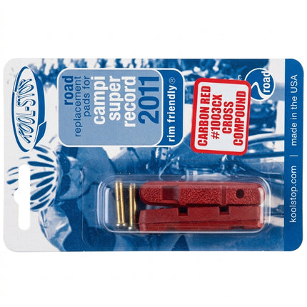 BRAKE PADS - KOOL STOP SUPER RECORD INSERT 1003 CARBON CROSS KSSR03CX