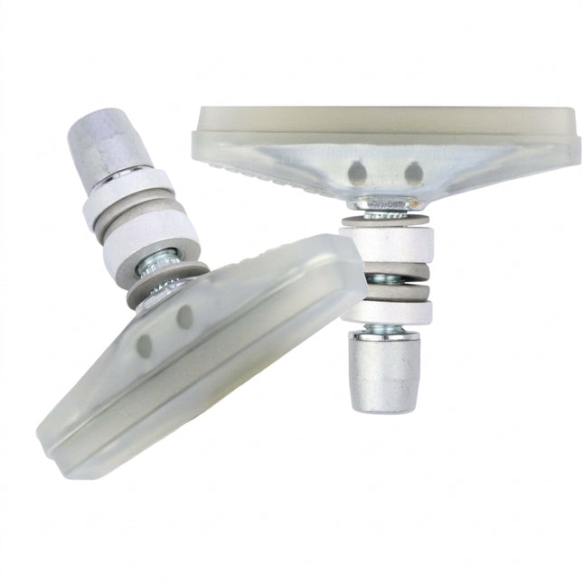 BRAKE PADS - KOOL STOP FLATLAND THREADED CLEAR KSFLTCL