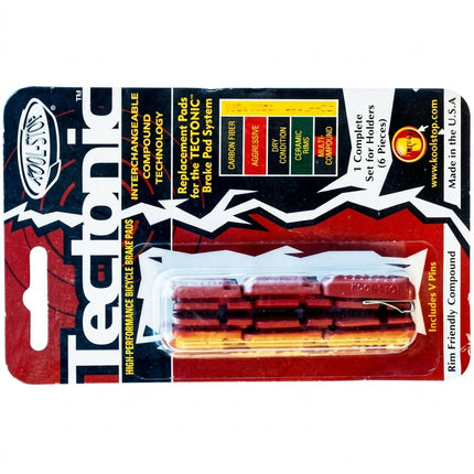 BRAKE PADS - KOOL STOP TECTONIC INSERT SALMON KSTECSA