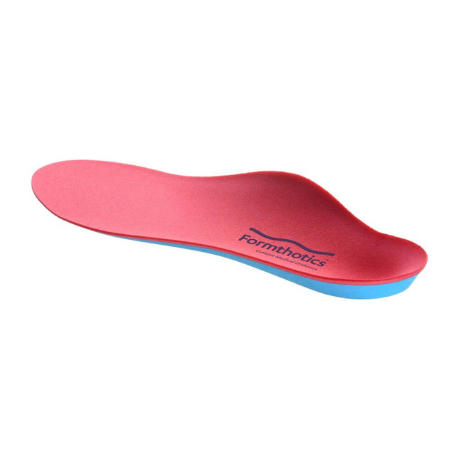 FORMTHOTICS DUAL DENSITY FULL LENGTH ORTHOTICS - RED BLUE