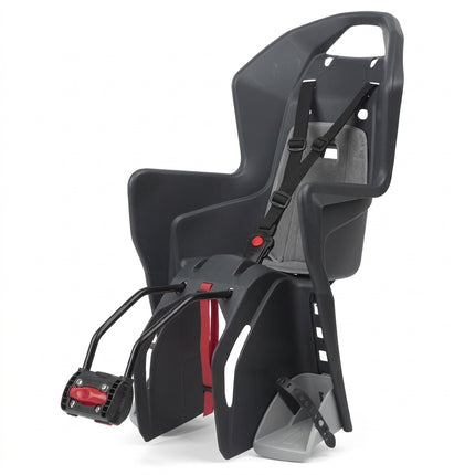 BABY SEAT - POLISPORT Koolah, Q/R (frame mount), suits 26" to 29ers with a 28mm to 40mm OD Seat Tube, 22kg weigh limit, 3 Point Safety Harness,...