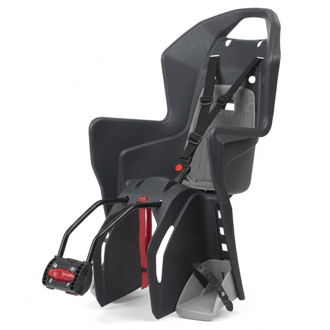 BABY SEAT - POLISPORT Koolah, Q/R (frame mount), suits 26" to 29ers with a 28mm to 40mm OD Seat Tube, 22kg weigh limit, 3 Point Safety Harness,...
