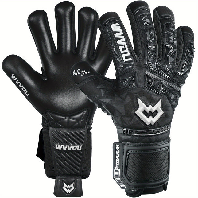 Detachable Finger Saves Goalkeeper Gloves