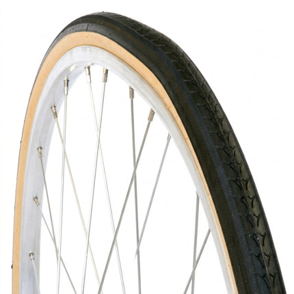 Vee Rubber TYRE 27 x 1.1/4 BLACK with GUM WALL Speed Tread 85PSI, (32-630)