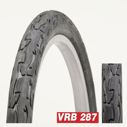 Vee Rubber TYRE 24 x 3.0 BLACK, FAT BIKE TYRE, SLICK