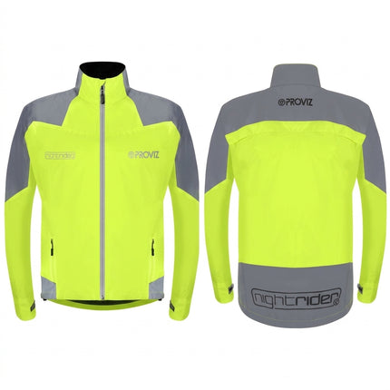 PROVIZ Nightrider Jacket Yellow (L) - High Visibility Jacket PV1502