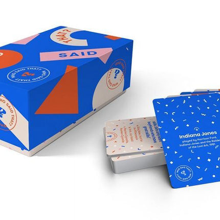 Smith Street Books - Who Said That?: A game of quotes - 430 cards