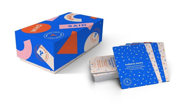 Smith Street Books - Who Said That?: A game of quotes - 430 cards