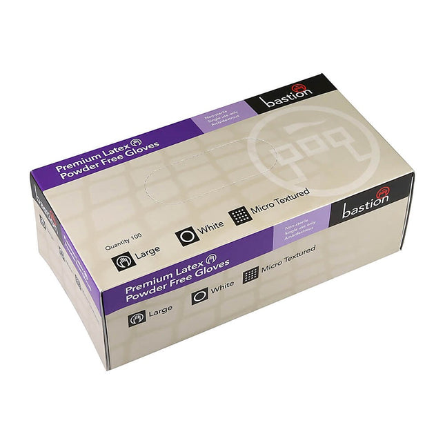 Latex Gloves Powder Free (100)