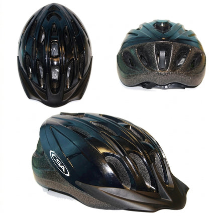 CSA CHASER HELMET - GLOSS BLACK, Australia Standards Approved - SMALL / MEDIUM (54-58cm)