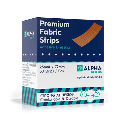 ALPHA FIRST AID FABRIC STRIPS
