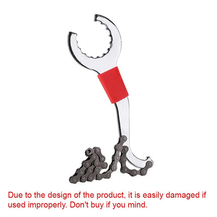 Bicycle Repair Tool Kit: Flywheel Removal, Chain Breaker, Crank Puller, Wrench