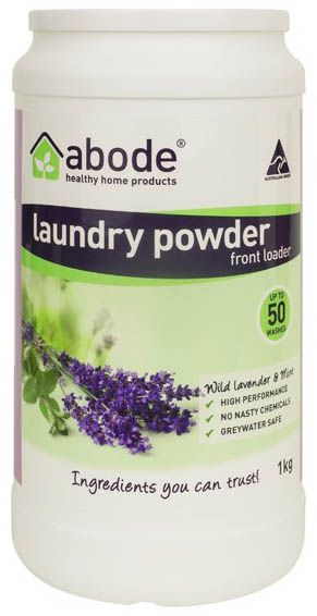 ABODE FRONT & TOP LOADER LAVENDAR & MINT LAUNDRY POWDER 1KG