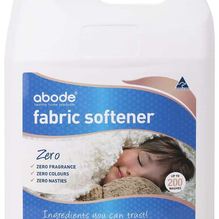 ABODE FABRIC SOFTENER FRAGRANCE FREE 4L