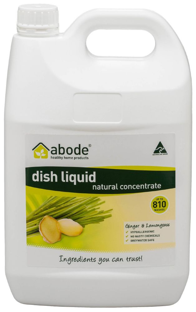 ABODE DISHWASH LIQUID GINGER&L.GRASS 4L